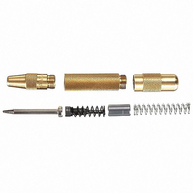 Automatic Center Punch Drill Center Punch Drill Bit Tools Break Device Positioner Semi Automatic Window Breaking Device Chisel: Default Title