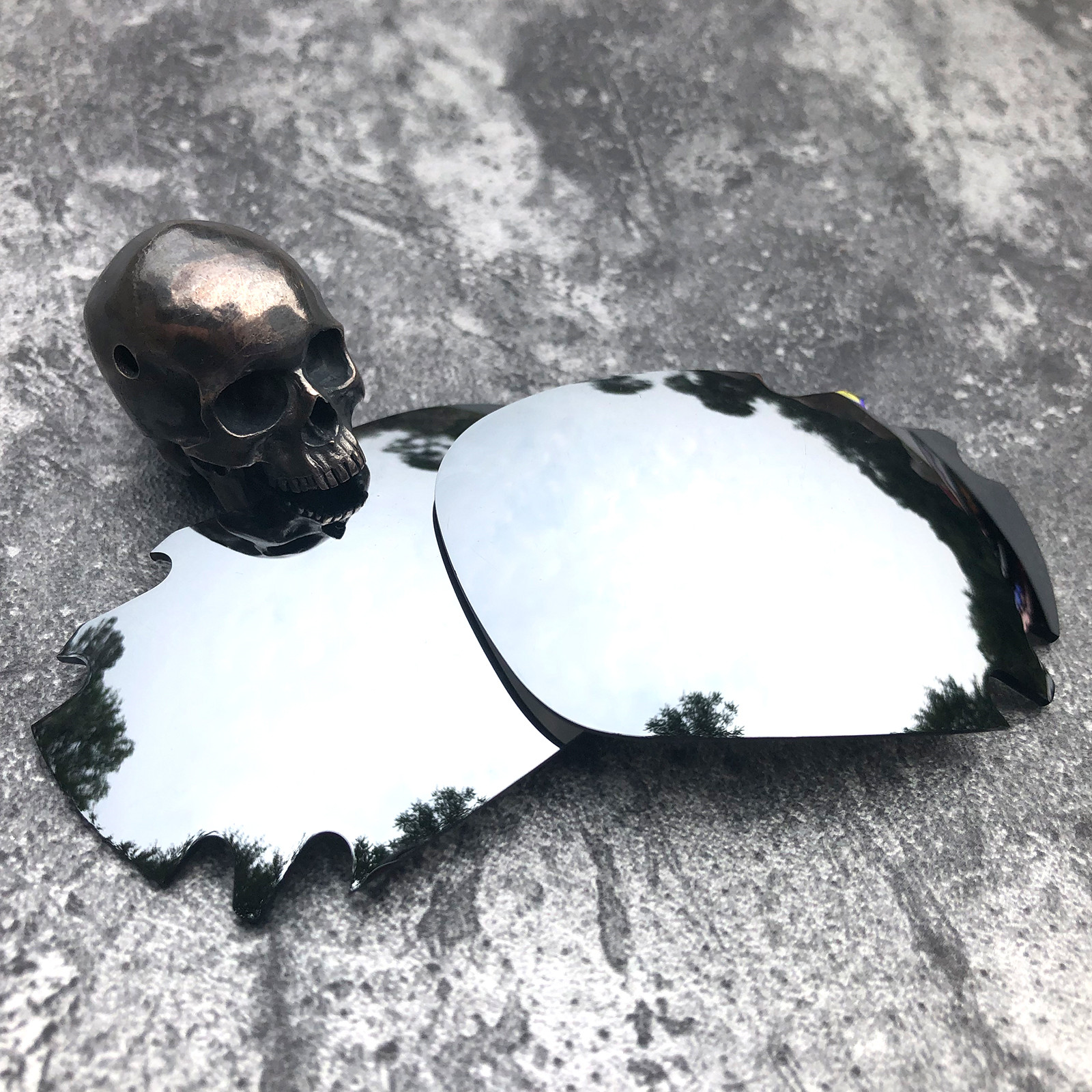 Firtox – lentilles de remplacement polarisées améliorées, pour lunettes de soleil à ventilation Oakley Jawbone (lentilles uniquement), plusieurs Options: Silver