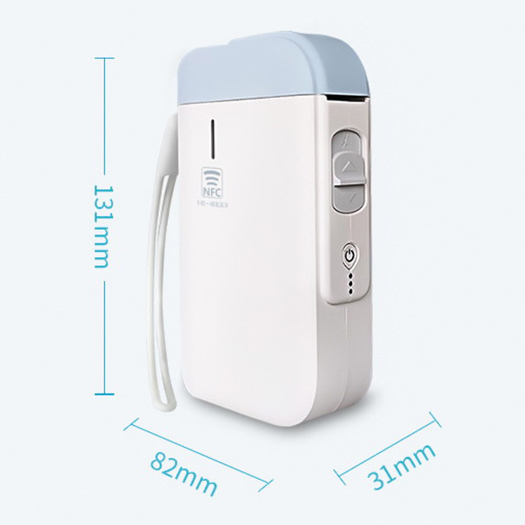 Label Printer, Portable Smart Label Machine with Bluetooth Thermal Label Printer (1 Roll of Paper, 1 Label Printer)