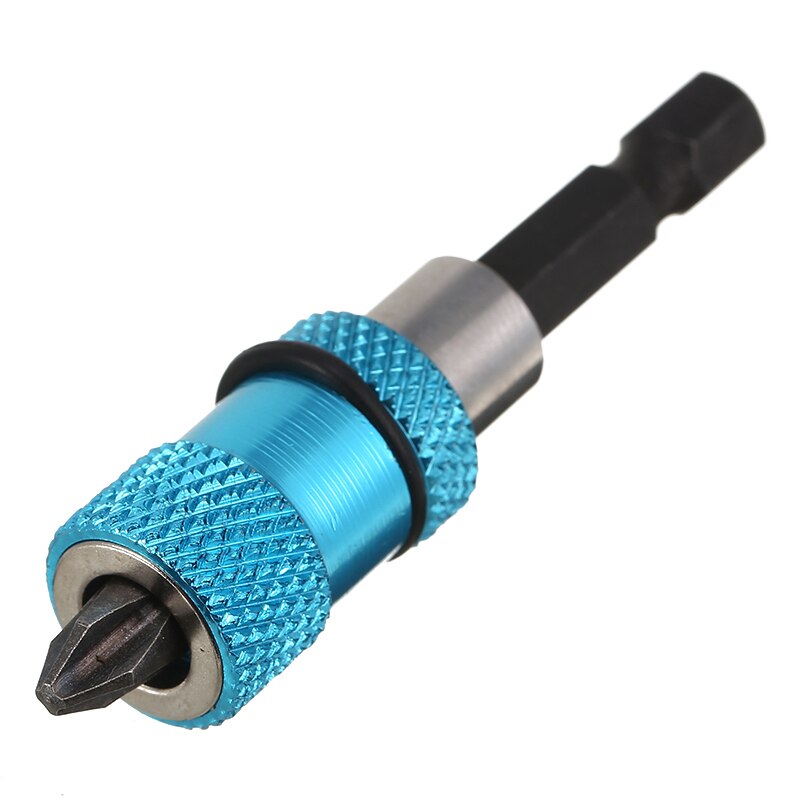 1/4" Magnet Hex Driver Screw Depth Bit Holder Stainless Construction Bit Holder +PH2 Bits Magnetic Tip Holder Tool Quickly Drill