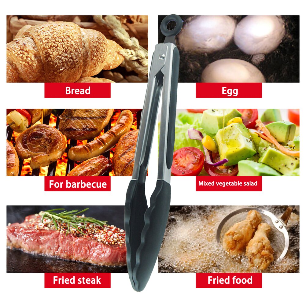 Food Grade Silicone Food Clip Barbecue Clip Bread Clip Multifunctional Kitchen Tool Cooking Tong Clip