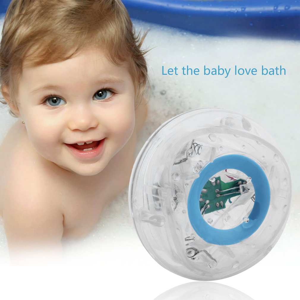 Waterproof Bathroom Led Light Toys Children Funny Bath Toy Multicolor Watertight Plastic With Water-Safe Led Light Display