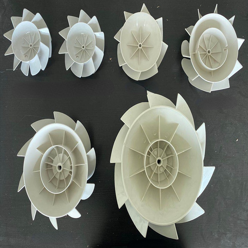 1pc plastventilationsblade udstødningsventilatorhjul til kanalventilator skråstrømningsblad vindhjul ventilationsfittings