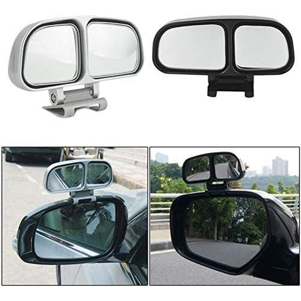 Espejo retrovisor auxiliar para coche, espejos traseros laterales gran angular, punto ciego inverso ajustable para estacionamiento inverso de coche