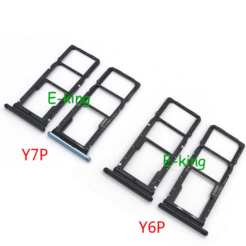 Sim bandeja titular para huawei honor y6p y7p 2020 sim cartão slot bandeja titular adaptador soquete peças de reparo