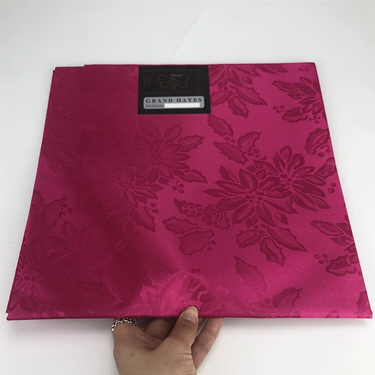 Newest teal green nigerian gele headtie fabric 1pcs/bag HLX043 wedding aso ebi african regular headtie: fuchsia pink