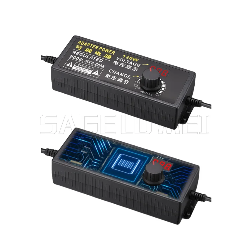 AC Verstelbare Display Voeding 3 V-36 V 3A 24-36 V 2A Met US/EU Plug Connect Universele Power Adapter Verstelbare AC toDC Dimmer