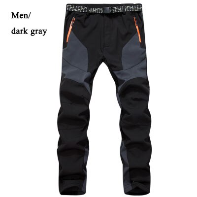 Outdoor Men Ski Trousers Skiing Pants Windproof Waterproof Thick Warm Fleece Softshell Pants for Skiing Climbing Trekking Hiking: 03 / M