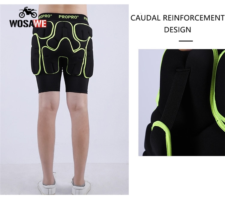 PROPRO Motorcycle Protective Hip Shorts Motocross Hip Protector Brace Rubber Ski Skating Skateboard Roller Outdoor Sports Gear