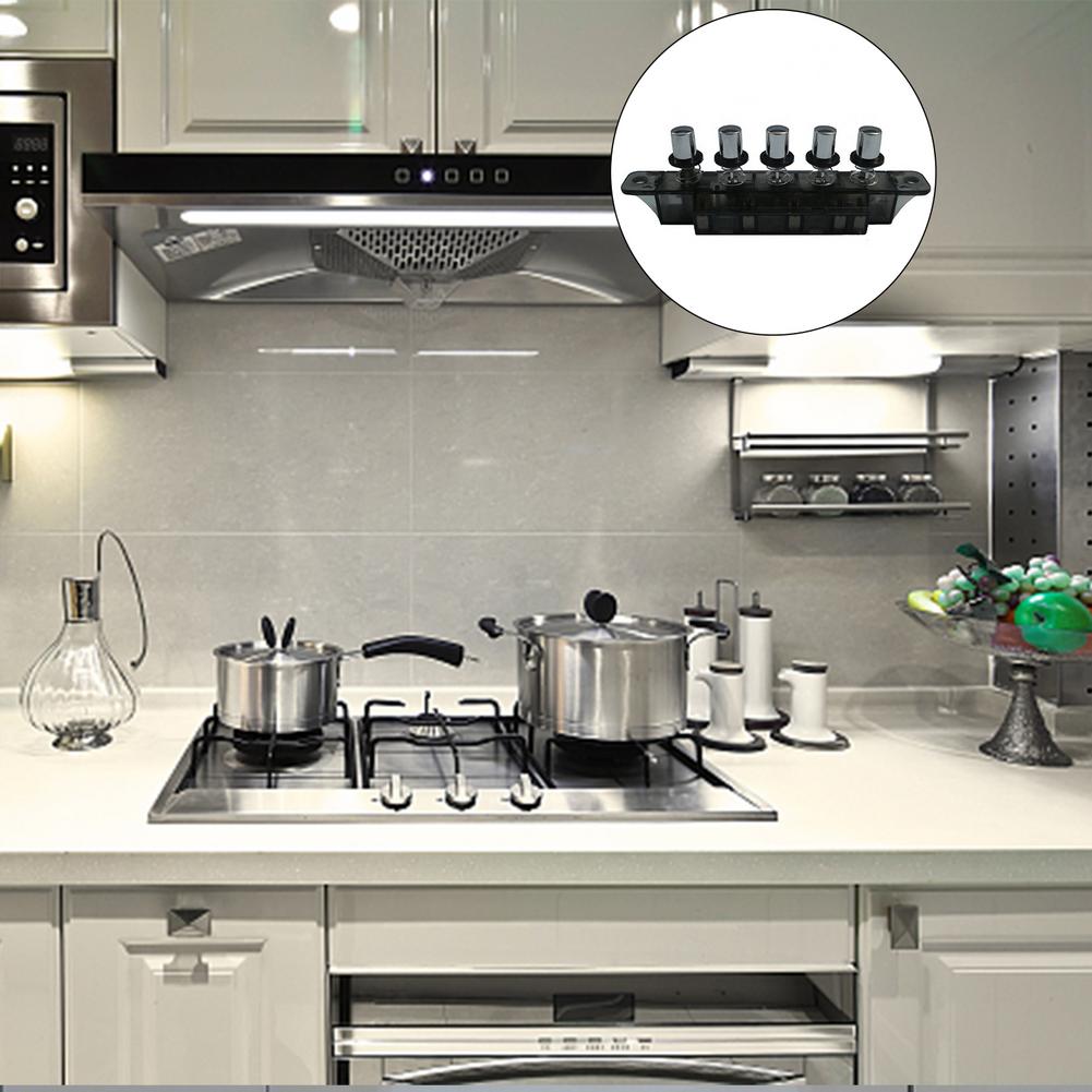 1Pcs Duurzaam Multifunctionele Schakelaar Knop Afzuigkap Toetsenbord Schakelaar MQ165 Ac 250V 4A 5 Drukknop Voor rangehood