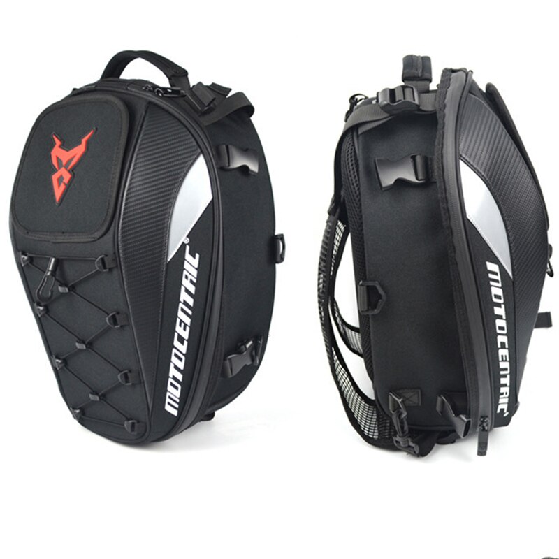 Waterproof Motorcycle Tail Bag Durable Rear Motorcycle Seat Bag High Capacity Backpack Tote WHShopping