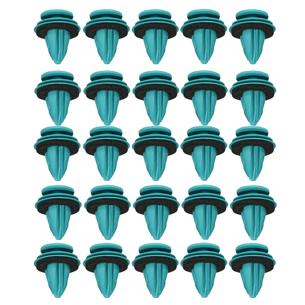 VICDUEKG 120 stuks autobevestigingsclips, 6,3 mm, 8 mm, 9 mm, 10 mm