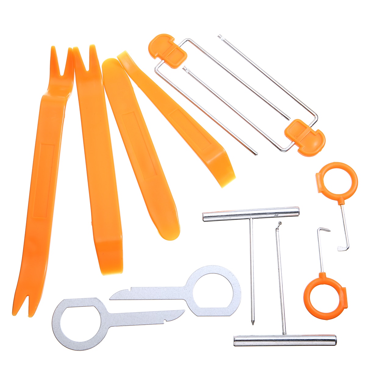 12Pcs Car Disassembly Tool Audio Removal Trim Panel Dashboard Car DVD Player Removal Special Disassembly Tool