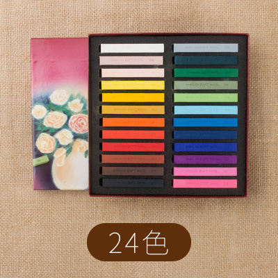 LifeMaster Simbalion Soft Pastel Set Chalk Pastels Art Set Painting Supplies: 24 Colors Long