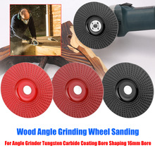 NO.1 45 Staal Hout Hoek Slijpschijf Schuren Carving Rotary Tool Schurende Schijf voor Haakse Slijper met 16mm Boring