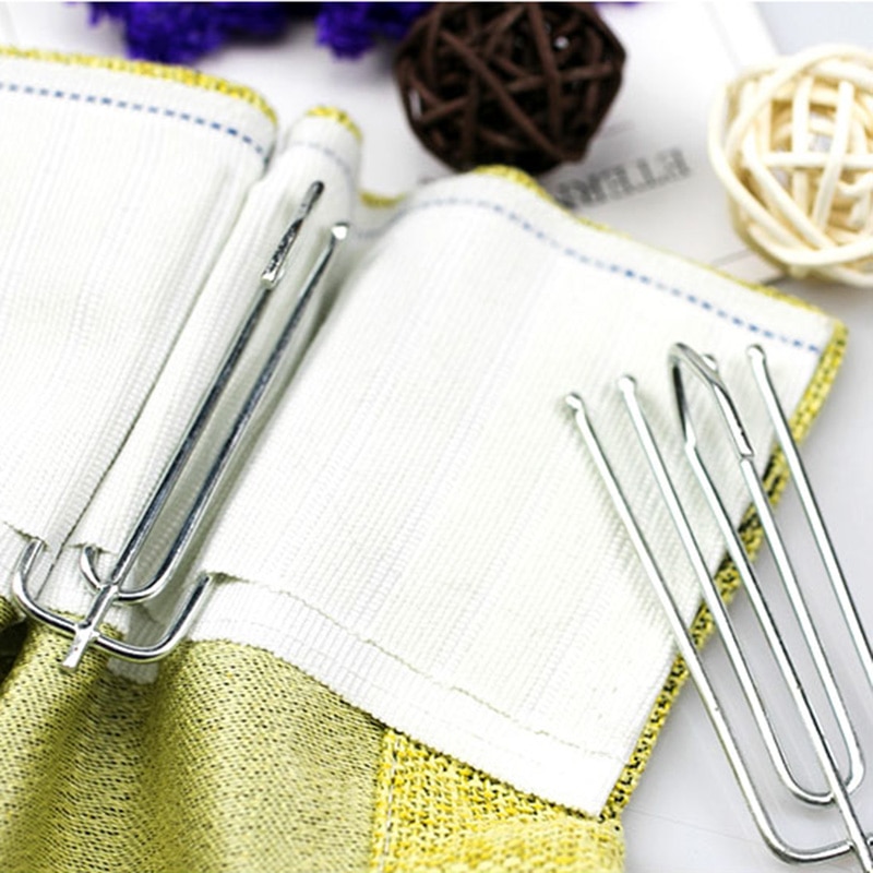 Metal stainless steel Curtain Hanging Hooks Ring Window White Plastic Hooks Home Curtain Accessories cp056T2