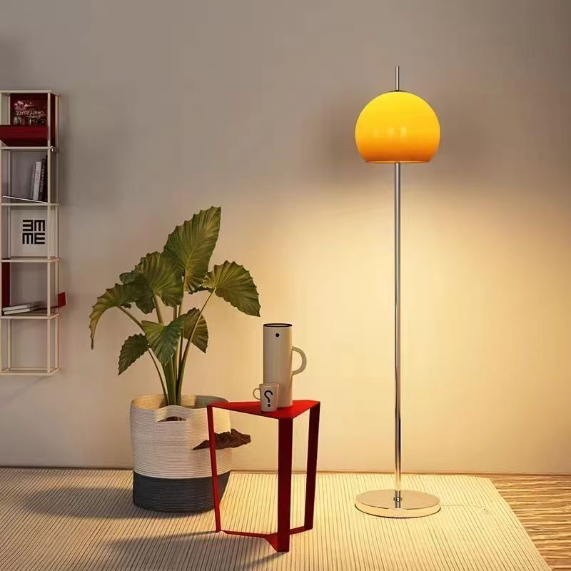 glass sopp gulvlampe stue kommersiell hotell stue soverom belysning glassdeksel retrostil