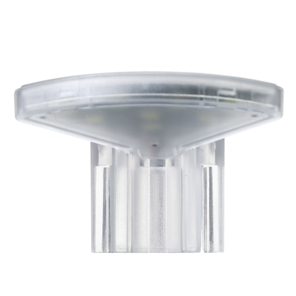 LED Aquarium Light Mini Fish Tank White Light EU Plug Aquarium Fan-shaped Clamp Lamp with 8pcs High Light SMD5730 LEDs