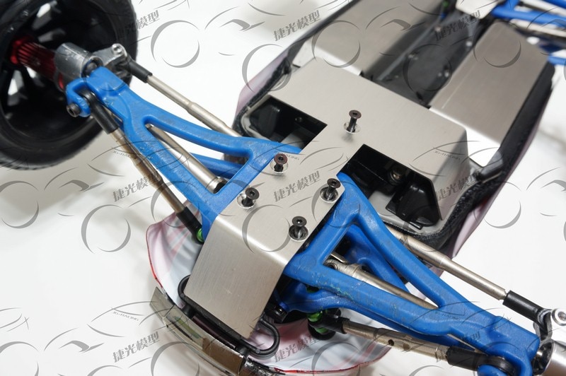 Ad alta resistenza telaio in acciaio inox piastra di protezione del Telaio di protezione armatura per 1/16 TRAXXAS vertice E-REVO barra VXL