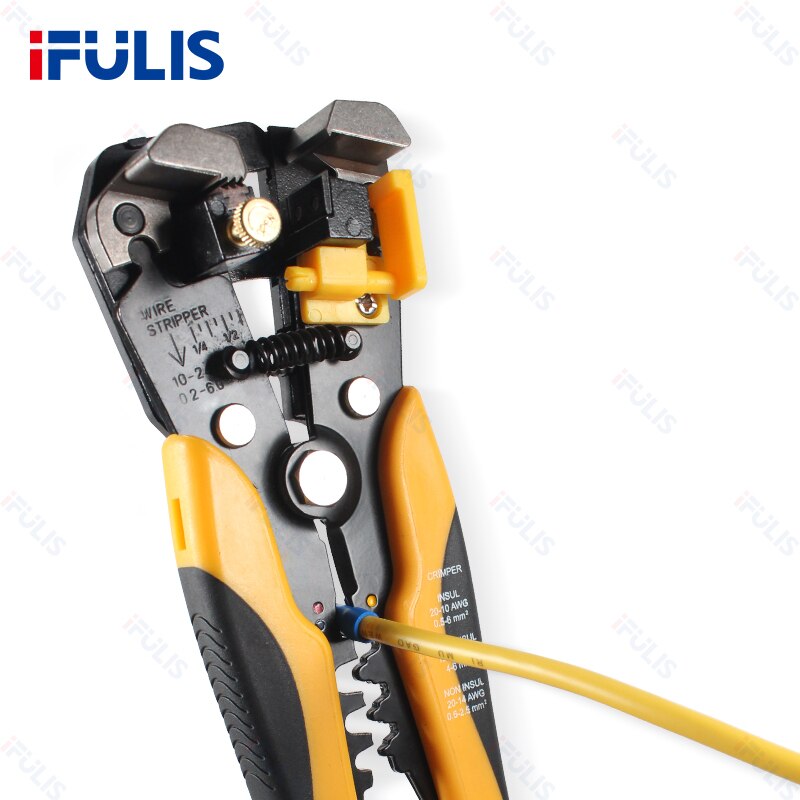 Dénudeur de fil, coupe-câble, pince à sertir, automatique, robuste, réglage automatique, dénudage électrique, outil de sertissage