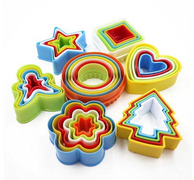 Cookie Cutter Cakevorm Biscuit Fondant Diy Cake Keuken Koken Keuken Bakken Tools Cake Cookie Mold Biscuit 5 Pcs/6 Stks/set