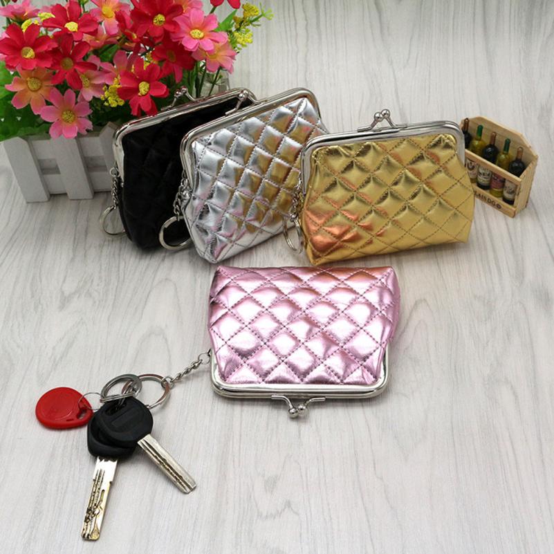 Monederos y billeteras para mujer, cartera de mano con cierre de llaves, monedero, cartera de mano, cartera para mujer F110