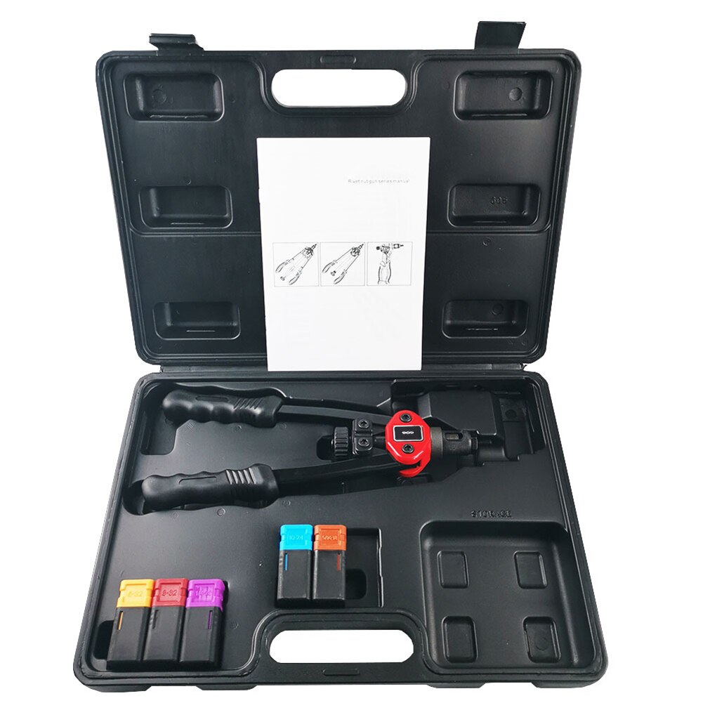 Klinknagel Moer Guns Auto Klinkhamer Tool Klinkhamer Nut tool Hand Insert Rivet Nut Tool Handleiding Doorn M3 M4 M5 M6 m8 M10 Gereedschap Kit