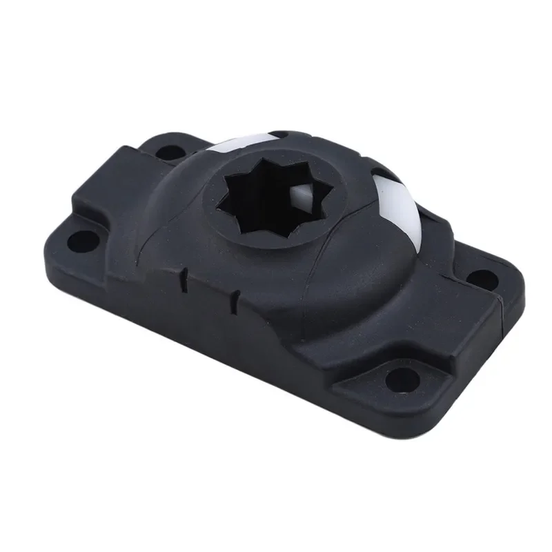 Suporte de haste de caiaque inflável, base de montagem, barco, canoa, trilho deslizante, acessórios de caiaque de nylon sem parafusos