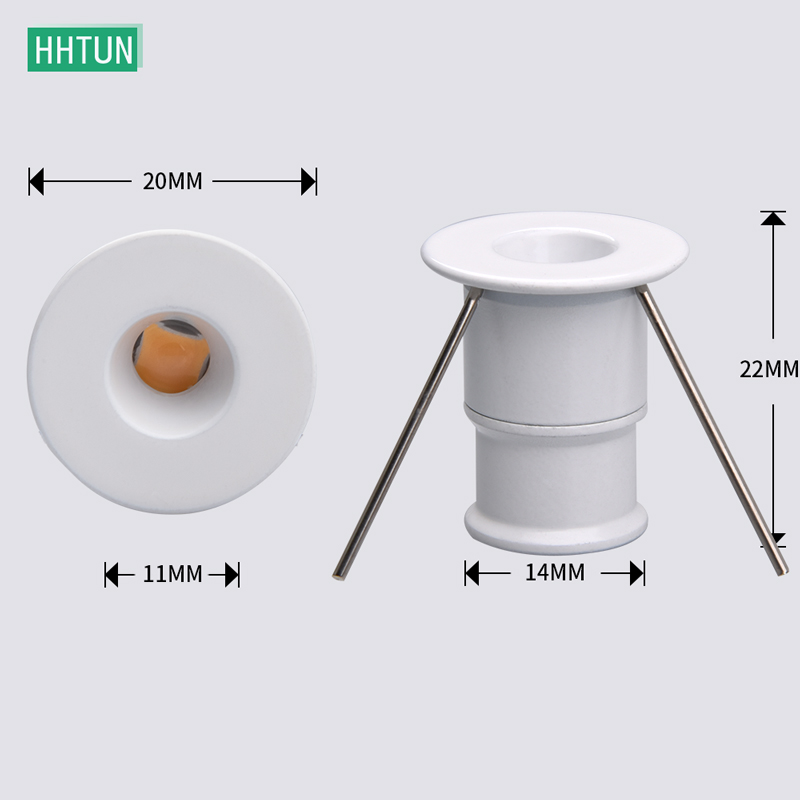 DC12V, 1W, white, mini spotlight, mini downlight, DIY small spotlight, 15mm spotlight,30 angle