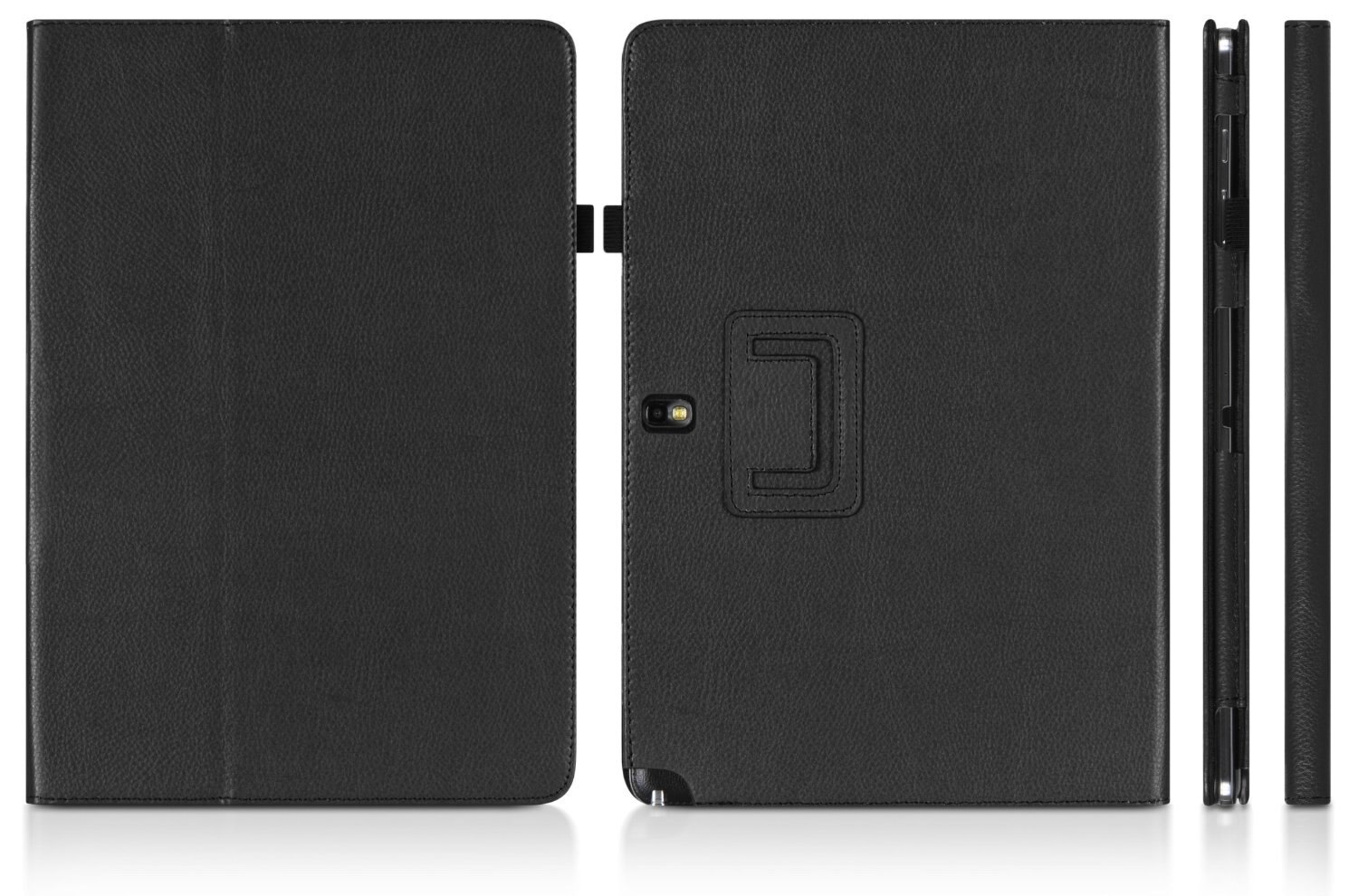 Case Voor Samsung Note Pro 12.2 P900 P901 P905 Cover Folio Pu Lederen Stand Smart Tablet Capa Gevallen P900 P901 p905 12.2 Inch: Black