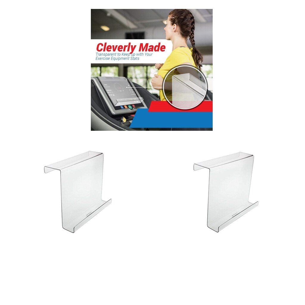 2pc akryl læse display stativ til fitness udstyr bogholder universal