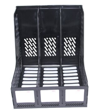 DELI 9845 file holder box file block Supplies stationery 4 file holder a4 hanaper box data rack desktop storage shelves