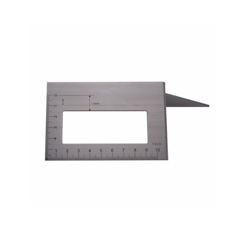 Aluminum Alloy Wooden Square Angle Ruler 45/ 90 Degree Woodworking Gauging Angle Scribe Mark Line Gauge Measuring Tool