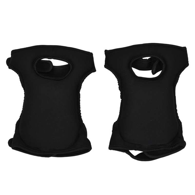 Rodilleras de jardinería de hormigón y cemento, esterilla antiarañazos, Protector de rodilla para jardín al aire libre, moldes de hormigón: black
