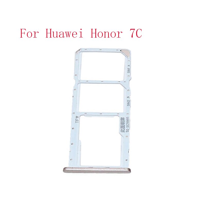 Vervanging Voor Huawei Honor 7C Sim Kaart Lade Houder Adapter Onderdelen Micro Sd Card Slot Houder