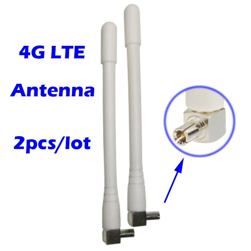 2-Pack LTE TS9 Antenne 3dBi für Huawei E8372 E5573 LTE WiFi Handy, Mobiltelefon Hotspot Booster TS9 Stecker für Universal- wifi Modem Router