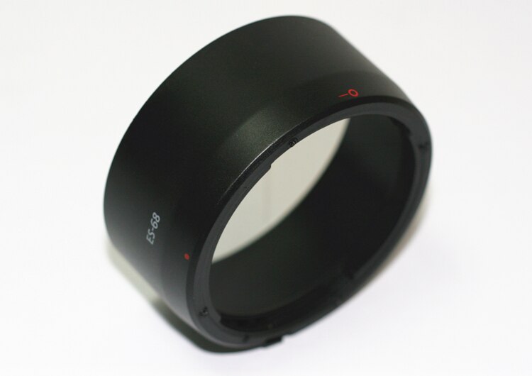 1pcs ES-68 zonnekap voor canon EF 50mm f/1.8 STM lens 50-1.8STM zonnekap