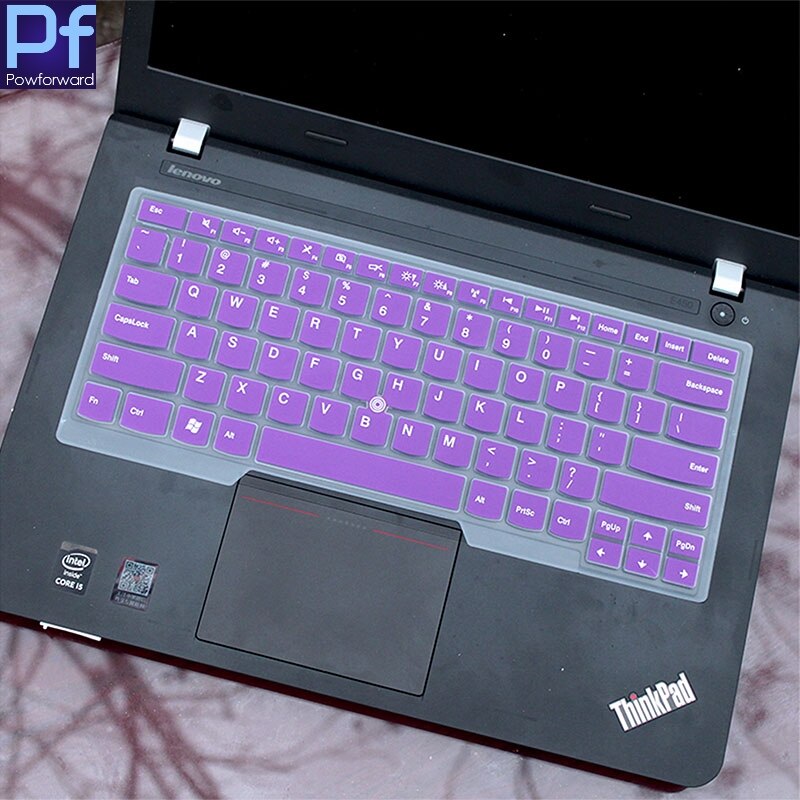 Dla Lenovo Thinkpad E14 2020 silikonowa klawiatura laptopa obudowa ochronna E 14: purple