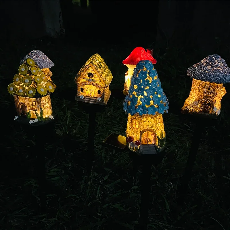 Lampe de pelouse d'animal de hibou à énergie solaire lumière LED solaire lampe de décoration de jardin extérieure lumières solaires imperméables