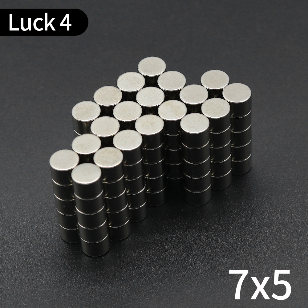 Round Magnet 5x5,7x5,8x5,10x5,12x5,15x5,20x5,25x5,30x5mm Neodymium N35 Permanent NdFeB Super Strong Powerful Magnetic imane Disc: 7M / Gold