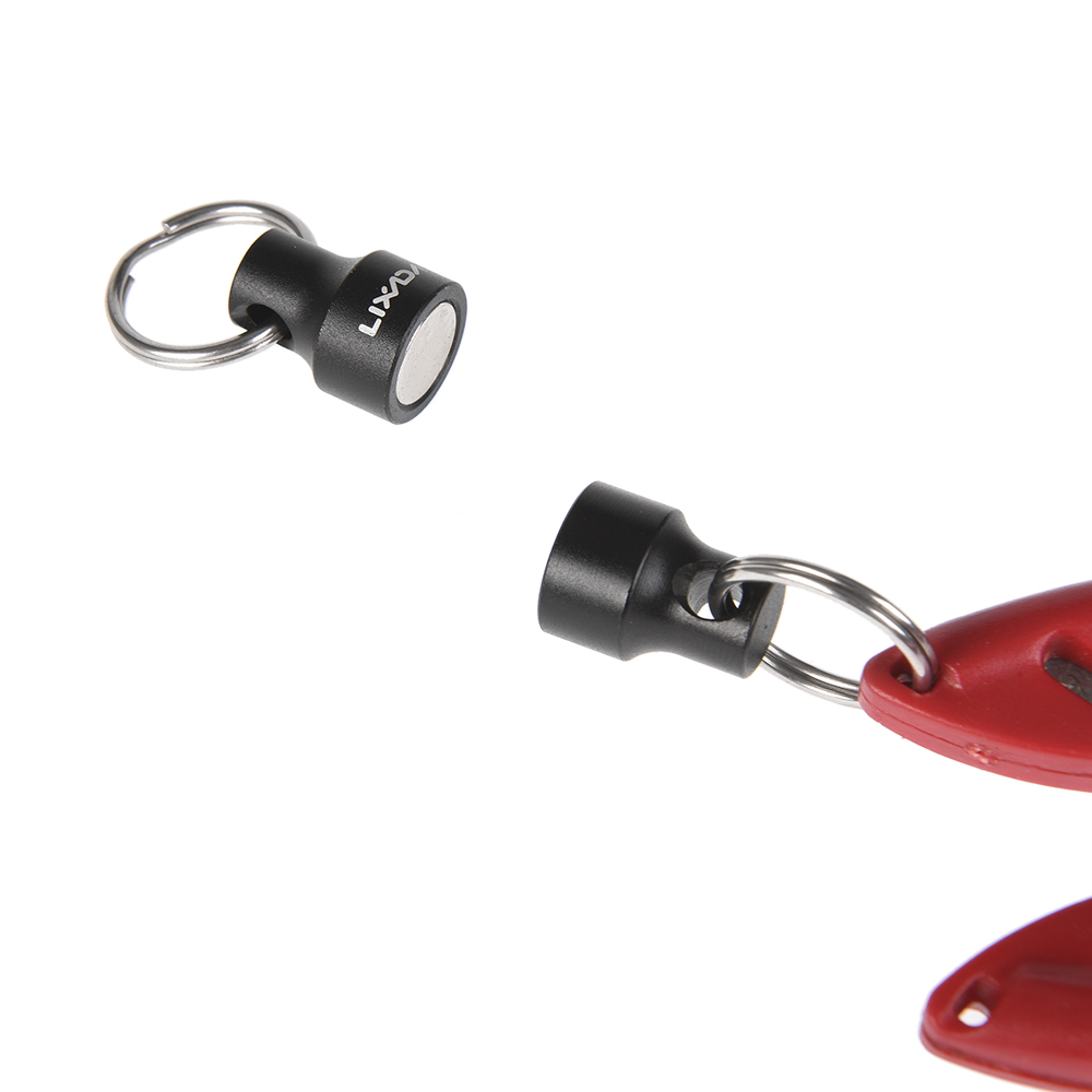 Lixada-soporte magnético de red de pesca con mosca multifuncional, Clip magnético fuerte, conector de red de aterrizaje