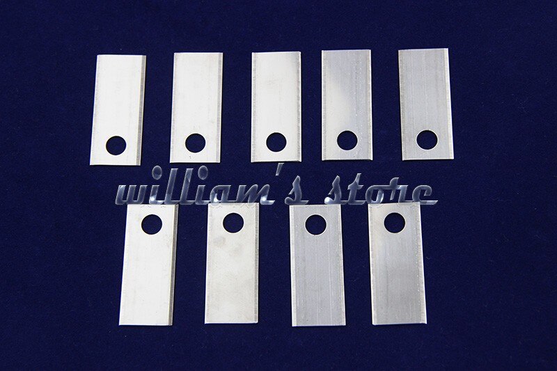 36PCS Auto Mower Blades for Bigmow Replacement Blades Robot Mower Blade L42*W17.5*T0.6mm