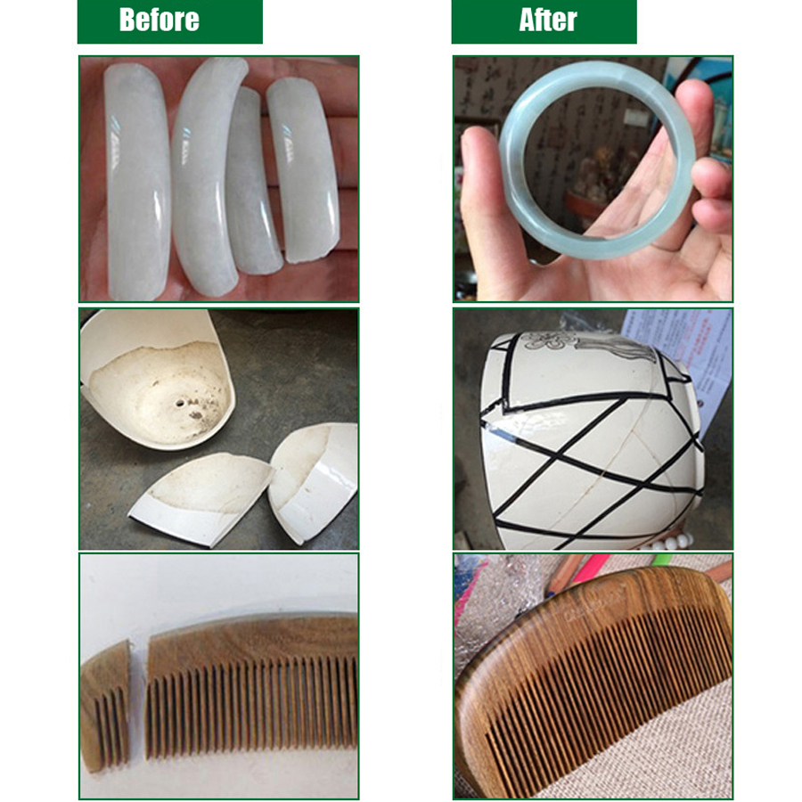 50 ml de resina epoxi AB pegamento Super fuerte adhesivo líquido de Metal de vidrio de madera de parte del coche de la pantalla táctil de diamantes de imitación transparente bond