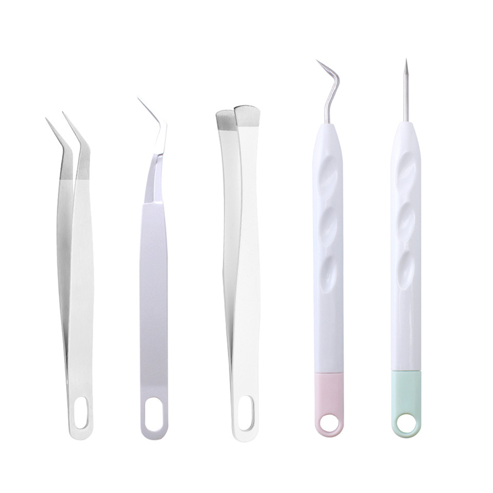 6pcs Cricut Maker Weeding Tools for Vinyl Cricut Maker Accessories Precision Craft Vinyl Tools Kit for silhouette/siser/oracal: 5 Pcs