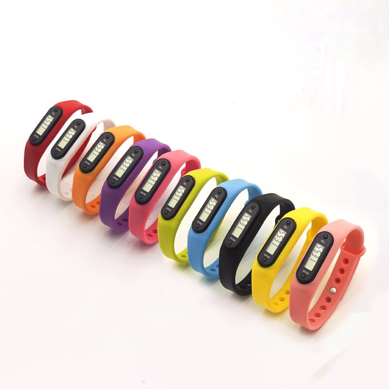 Fitness Tracker LCD Silicone Wrist Pedometer Run Step Walk Distance Calorie Counter Wrist Adult Sport Multi-function polar Watch