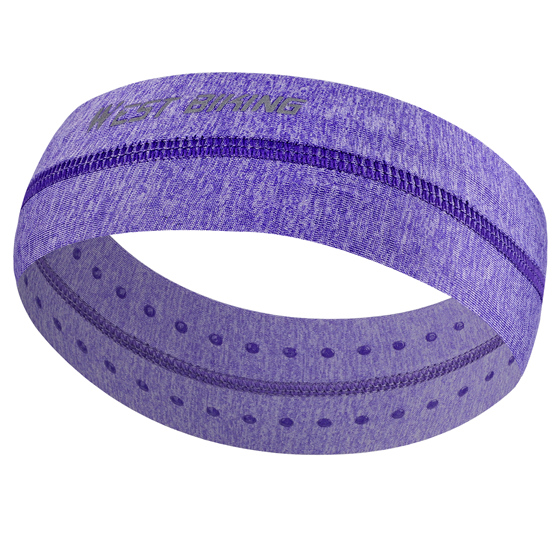 WEST BIKING-Banda Elástica Antideslizante y Transpirable para el Pelo, Cinta Deportiva, Baloncesto, Fitness, Vóleibol, Yoga, para Mujer y Hombre: Purple