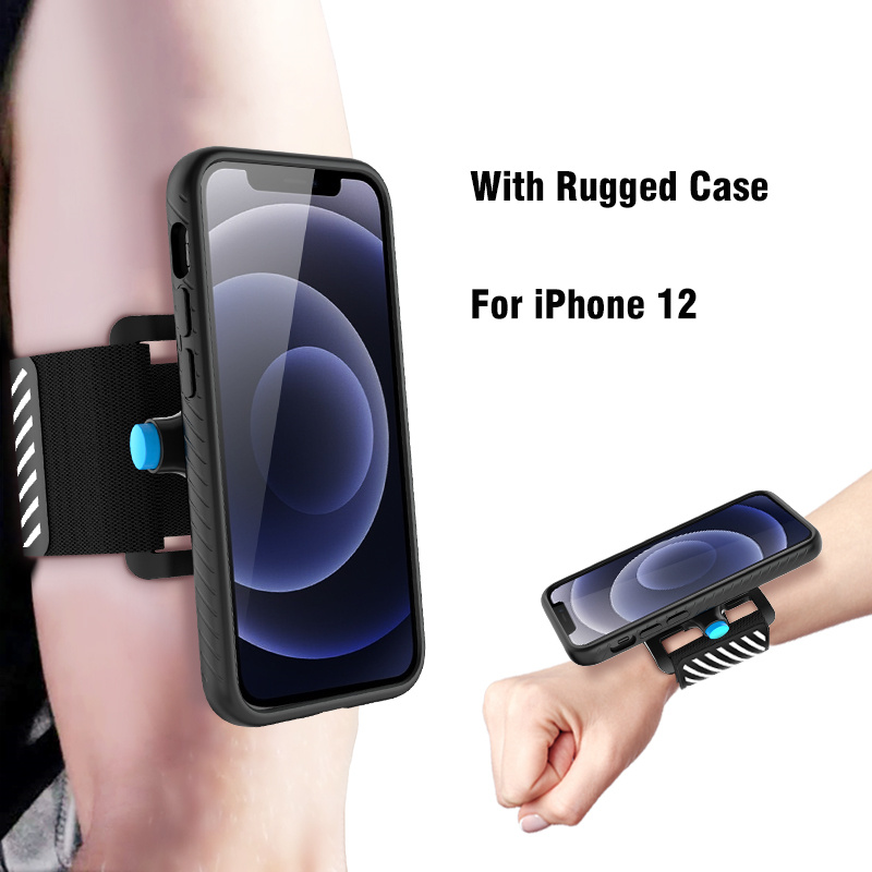 SOKUSIN Sport Runing Armbinde Armbinde Telefon Halfter Halterung Mit Stoßfest fallen Arme Band Stehen Für iPhone X XS 13 12 11 Profi Max: Pro iPhone 12