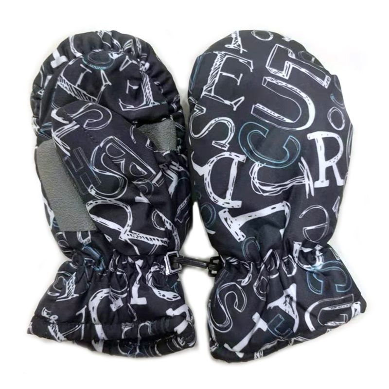 Kinder Jungen Mädchen Fäustlinge Kinder Outdoor-Winter Warme Wasserdichte Winddicht Handschuhe: 4