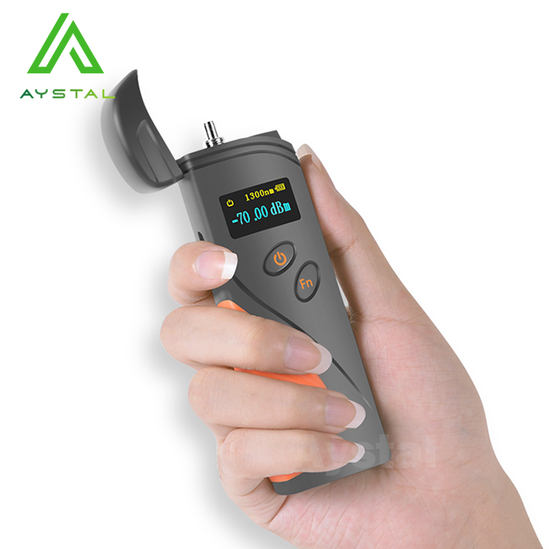 Ftth Hoge Precisie Handheld Mini Fiber Optische Power Meter -70 + 3 Dbm Fiber Optische Kabel Tester-50-+ 20