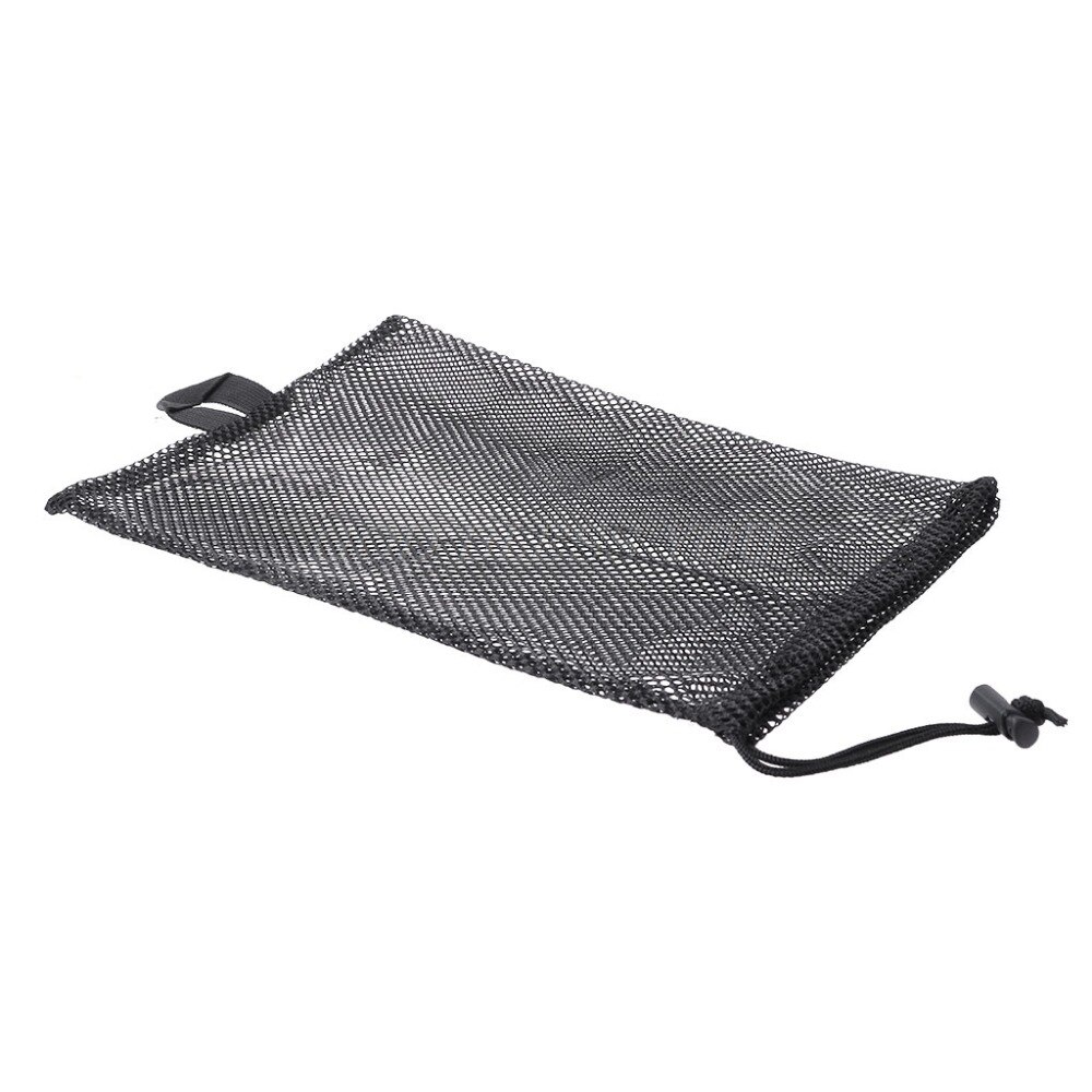 Bolsa de red de buceo para nadar de secado rápido, tipo de cordón, deportes acuáticos, aletas de Snorkel, almacenamiento,